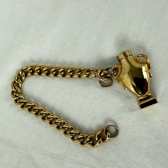 Vintage Miniature Gold Perfume Bottle Bracelet **Read** - Picture 3 of 4